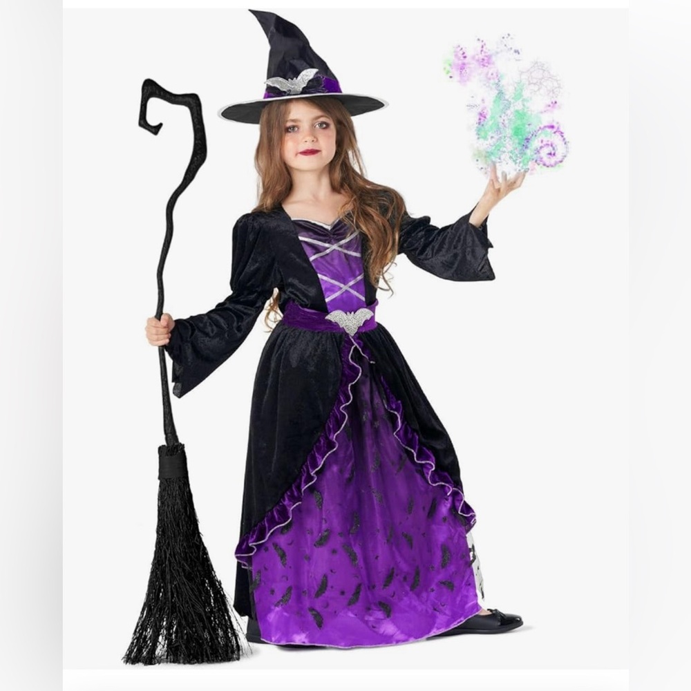 Morph Witch Costume For Girls, Halloween Costume For Girls,